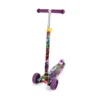 Trotineta cu 3 roti pentru fete peste 3 ani Chipolino Croxer Evo 2020 grafitti mov