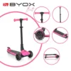 Trotineta cu 3 roti pentru fetite Byox Bolt Pink