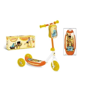 Trotineta cu 3 roti unisex peste 2 ani Mondo Circus portocaliu