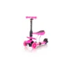 Trotineta cu scaun 3 roti pentru fete peste 3 ani Lorelli 2 in 1 Smart 2020 roz