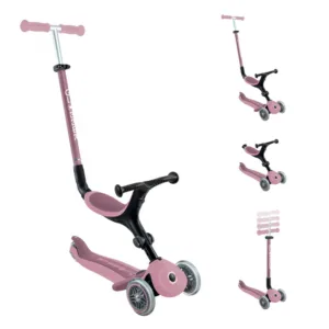 Trotineta evolutiva Globber Go-Up 4 in 1 Active Ecologic Roz Pal