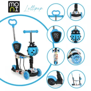 Trotineta evolutiva Scooter 3in1 cu maner parental