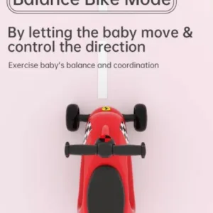 Trotineta multifunctionala Ferrari 4 in 1 Negru pliabila