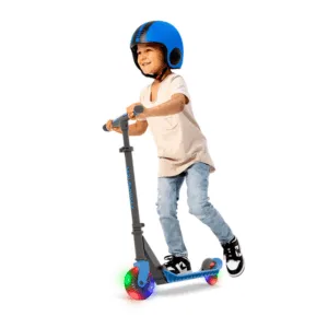 Trotineta pentru copii Chillafish Flexxi Glow Navy pliabila