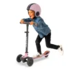 Trotineta pentru copii Chillafish Scotti 2 Cameo Pink cu ghidon reglabil