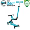 Trotineta pentru copii Globber Go-Up Active Eco Blue 3 in 1