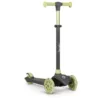 Trotineta pentru copii Jessy Verde cu 3 roti LED