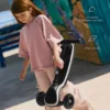 Trotineta pentru copii Kinderkraft Raket Pink pliabila