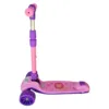 Trotineta pentru copii Novokids Mini Scooter 8150 Roz cu roti luminoase din silicon