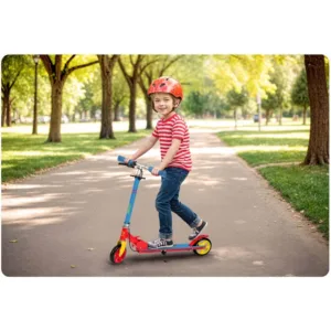 Trotineta pentru copii Ricokids Kodi AlbastruRosu pliabila