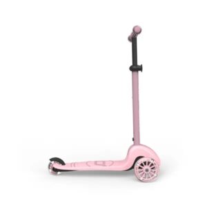 Trotineta pentru copii Scoot and Ride Highwaykick 3S Led Rose pliabila