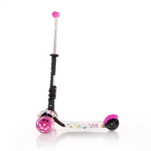 Trotineta pentru copii Smart Pink Flowers