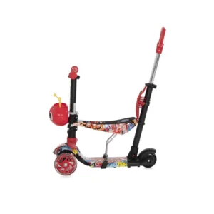 Trotineta pentru copii Smart Plus Red Graffiti