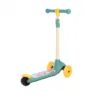 Trotineta pentru copii Tamtam Crazy Green roti din silicon cu Led