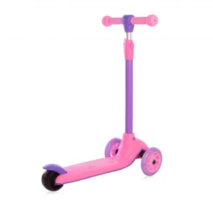 Trotineta pentru copii Tamtam Pink Lion roti din silicon cu Led