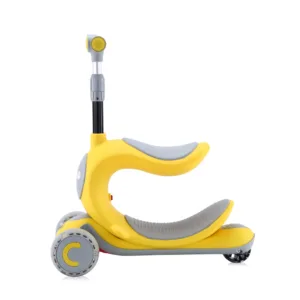 Trotineta pentru copii Trio Yellow pliabila