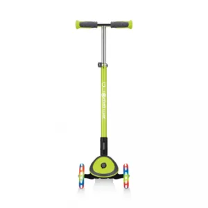Trotineta pliabila Globber Elite Deluxe Lights Verde
