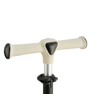 Trotineta pliabila Kinderkraft Halley Stone White cu scaunel