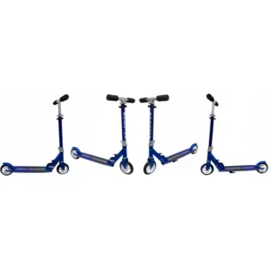 Trotineta pliabila R-Sport H6 albastru cu roti din cauciuc