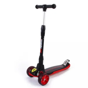 Trotineta pliabila cu 3 roti Ferrari Neagra