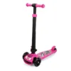 Trotineta pliabila cu 3 roti si lumini