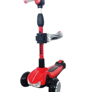 Trotineta pliabila pentru copii Nichiduta cu Proiector si Sunete Red Monster Truck