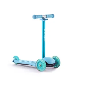 Trotineta premium cu 3 roti Didiscoot Bleu cu ghidon reglabil