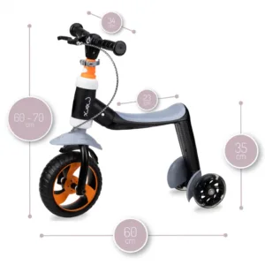 Trotineta transformabila 2 in 1 MoMi Elios Black