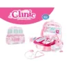 Trusa de doctor in servieta Little Clinic Pink