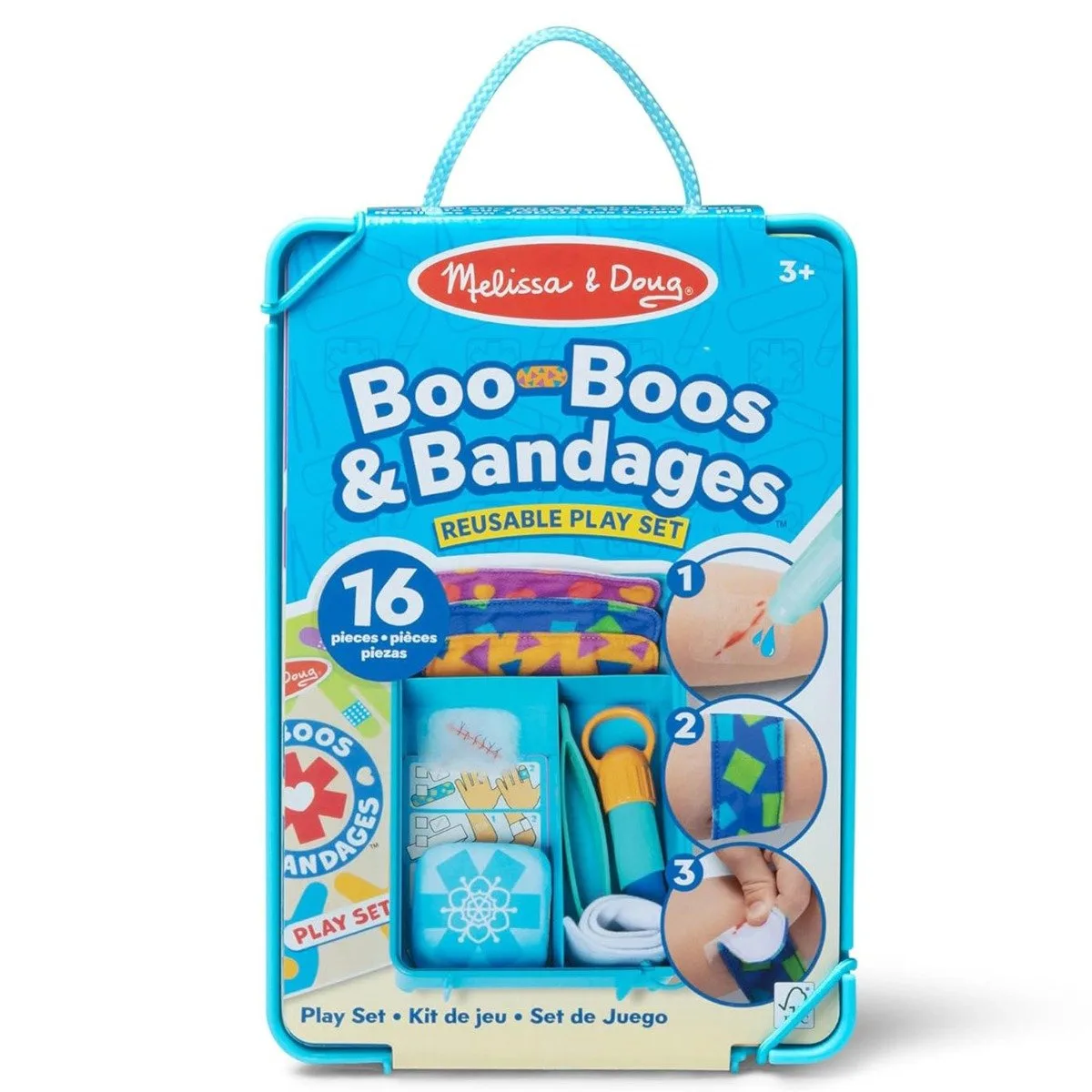 Trusa de prim ajutor cu bandaje reutilizabile Melissa & Doug