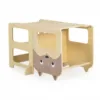 Turn de invatare 3in1 din lemn pentru copii Moni Montessori Learning Tower multifunctional