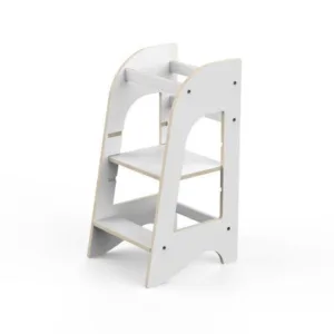 Turn de invatare MamaToyz Learning Tower din mdf alb