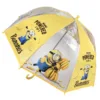 Umbrela transparenta 45 cm Minions Powered By Bananas
