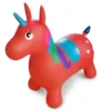 Unicorn gonflabil de sarit cu lumini si sunete Rosu