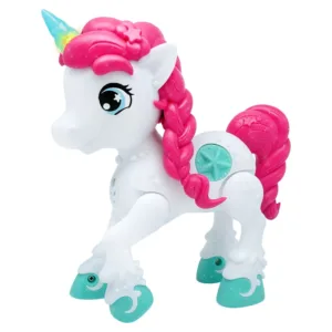 Unicorn interactiv cu sunete si lumini Dragon I Little Unicorn diverse modele