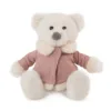 Ursulet de plus cu jacheta roz Amek 22 cm