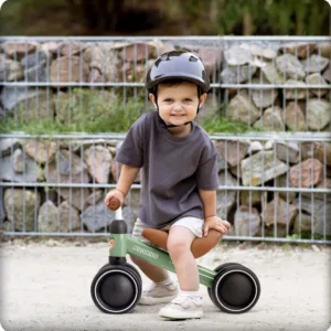Vehicul Ride On fara pedale Ricokids Cross Country Green