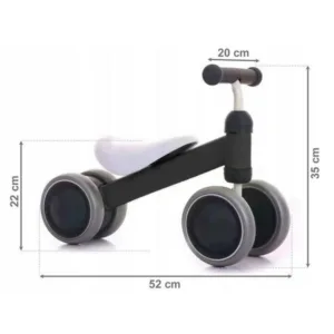 Vehicul copii fara pedale Ecotoys LB1603 negru