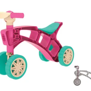 Vehicul de echilibru fara pedale cu 4 roti Minibike Pink