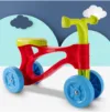 Vehicul de echilibru fara pedale cu 4 roti multicolor de la 18 luni