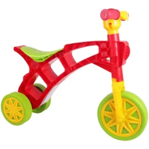 Vehicul de echilibru fara pedale cu trei roti Minibike Rosu