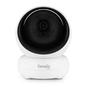 Videofon Babyline 8.3 Lionelo cu termometru si melodii rotire 360 grade alb