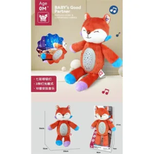 Vulpita din plus cu functie proiectie si muzica lina 0 luni+