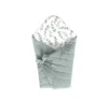 Wrap Babyhorn nou nascut paturica de infasat cu doua fete din bumbac si catifea Eucalipt Mint