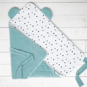 Wrap cu urechi Babyhorn pentru nou nascut Royal Baby Green Sleepee