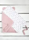 Wrap cu urechi Babyhorn pentru nou nascut Royal Baby Pink Sleepee