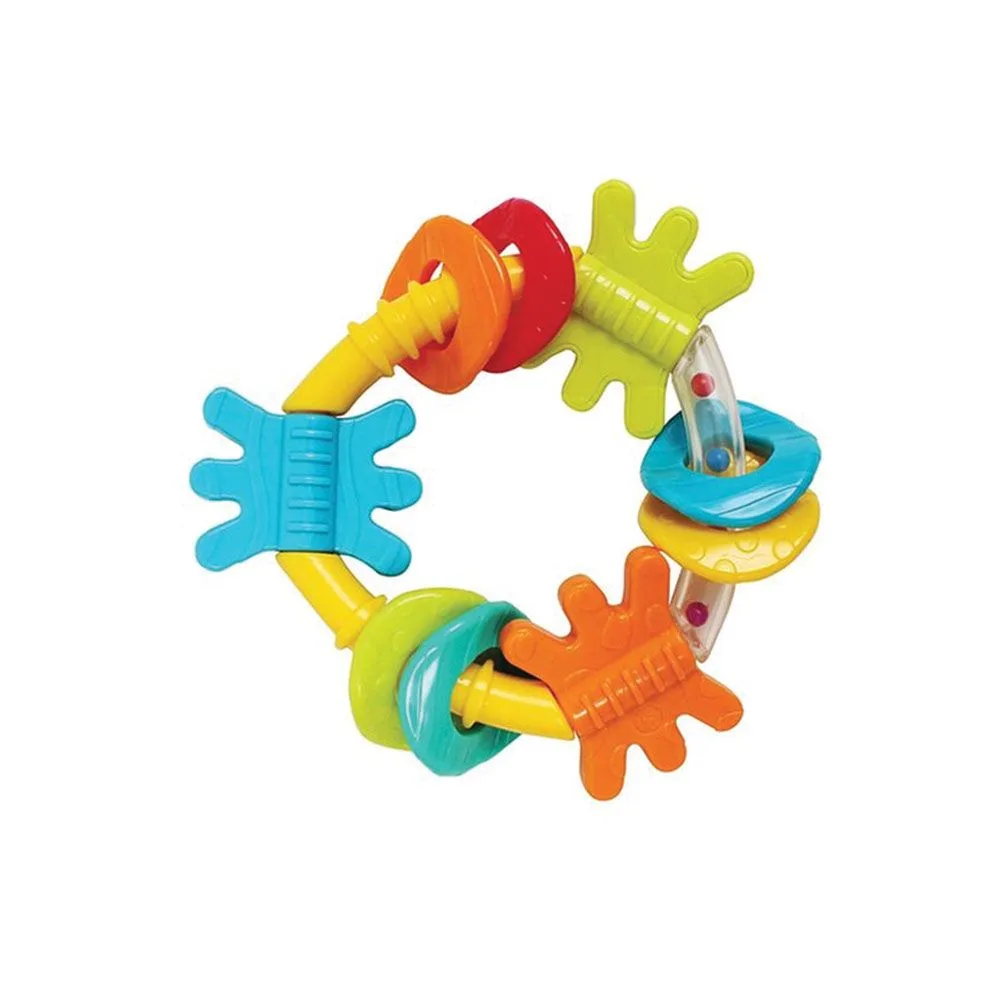 Zornaitoare si jucarie dentitie PlayGro triunghi