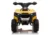 ATV Quad electric pentru copii 35W XH116 LeanToys 5703 galben-negru 6V cu amortizoare, greutate maxima admisa 20 kg