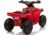 ATV Quad electric pentru copii 35W XH116 LeanToys 5704 rosu-negru 6V cu amortizoare, greutate maxima admisa 20 kg