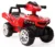 ATV copii fara pedale Moni No Fear Red cu compartiment depozitare jucarii, volan cu claxon, functii muzicale, inaltime pana la sezut 23 cm
